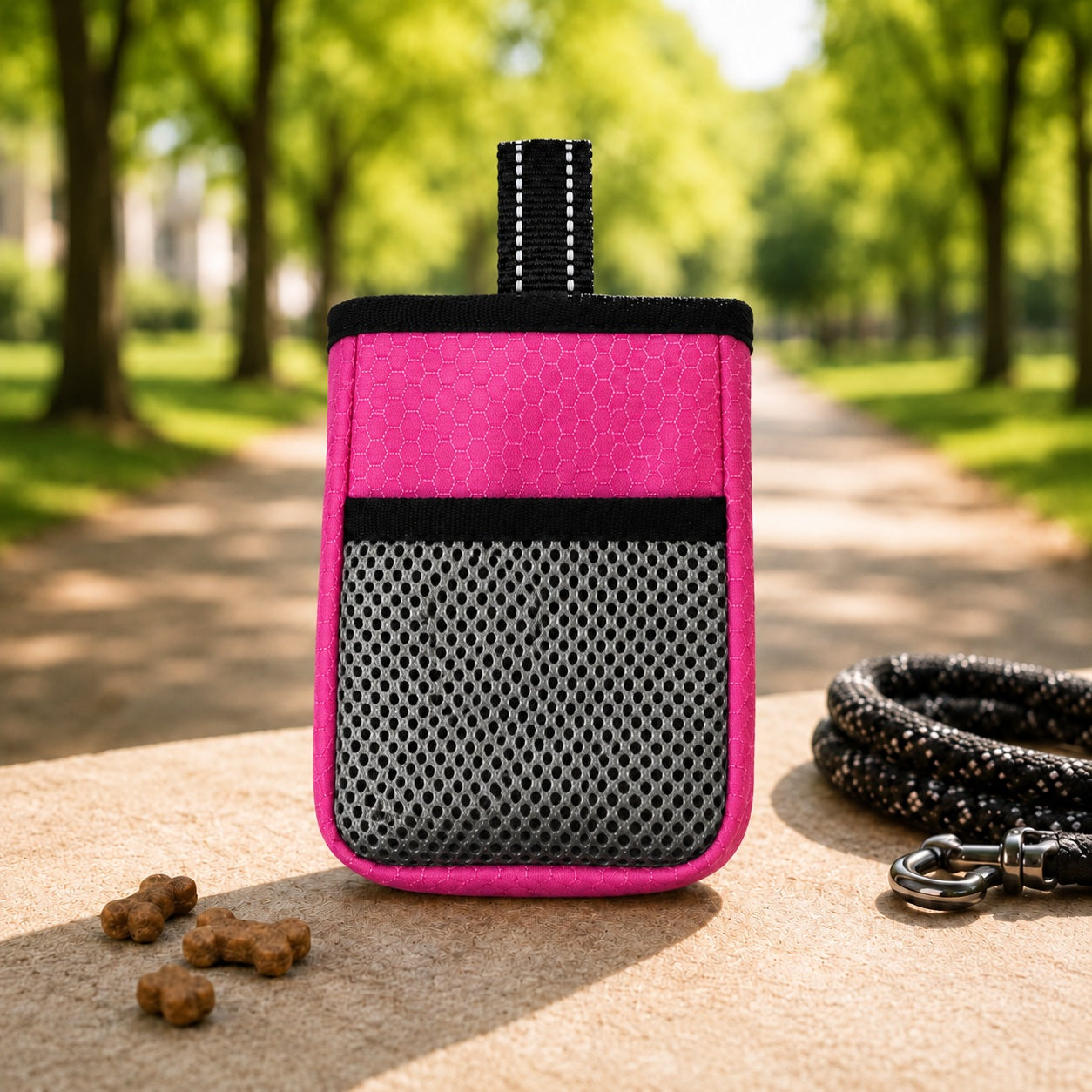 Bolsa de premios Pawmi con clip ajustable y tela resistente para entrenamiento diario