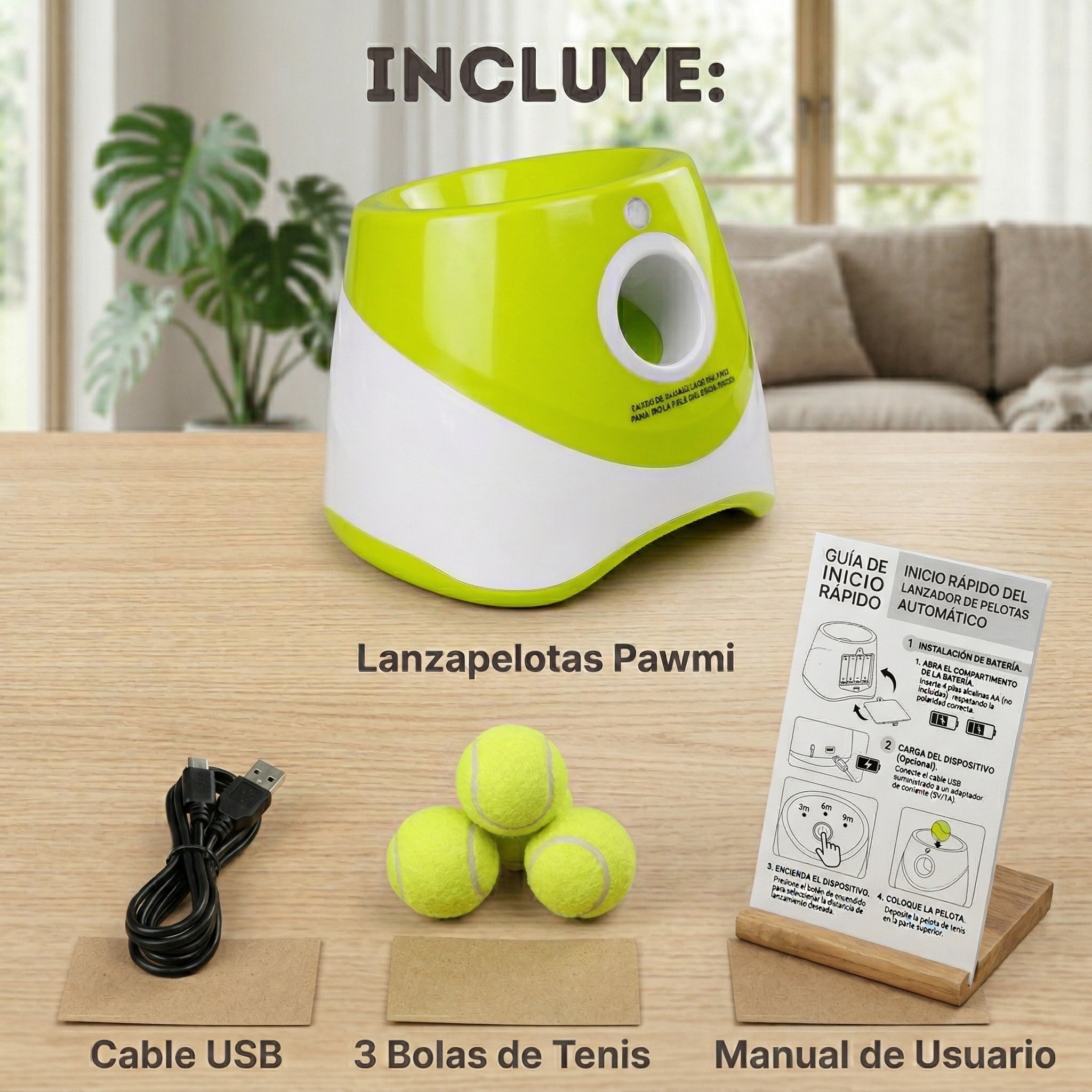 Lanzapelotas Pawmi