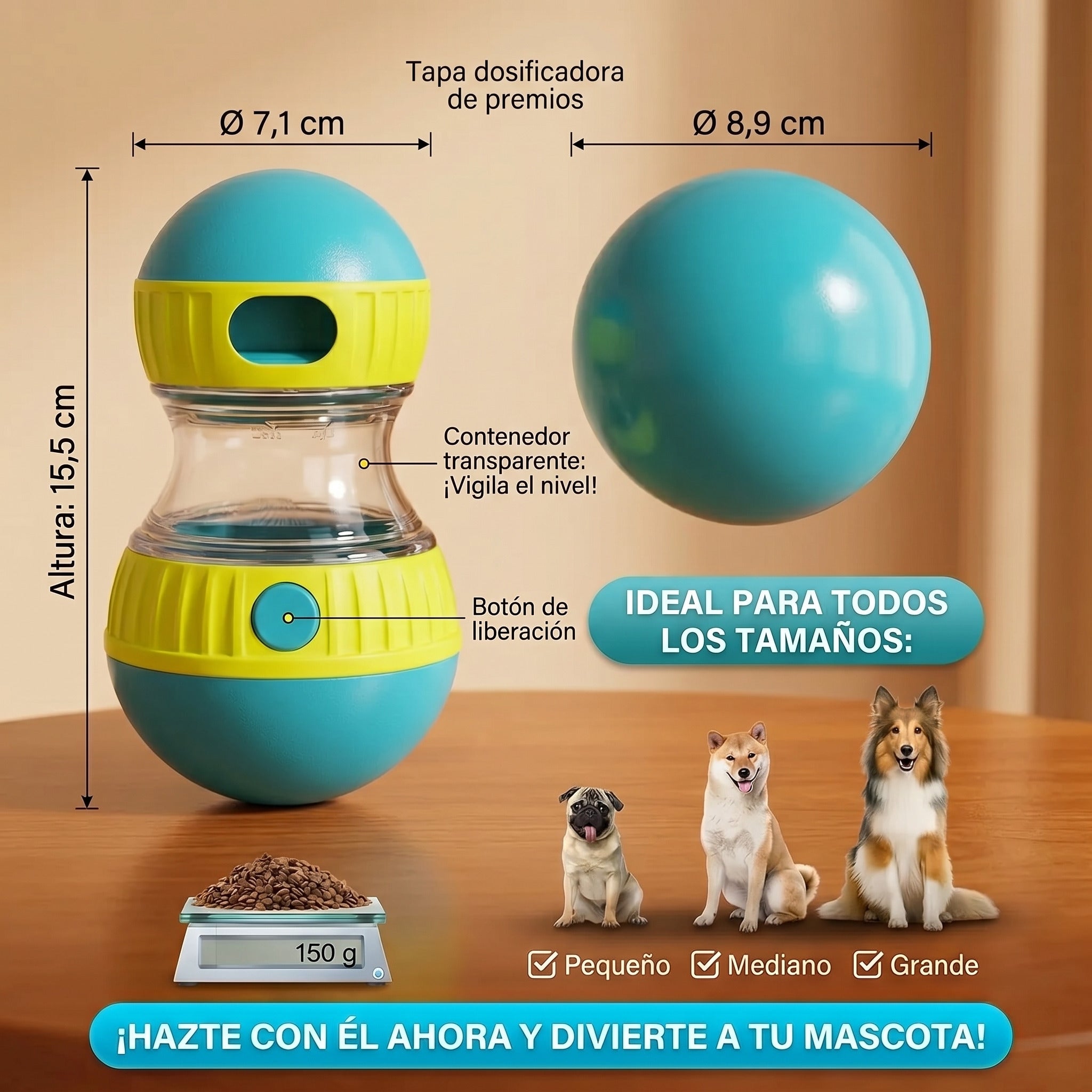 Dispensador Interactivo Pawmi